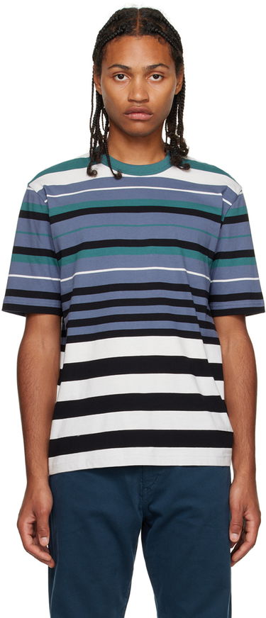 Тениска Paul Smith PS Paul Smith Stripe T-Shirt Многоцветен | M2R-220X-L21912-43, 0