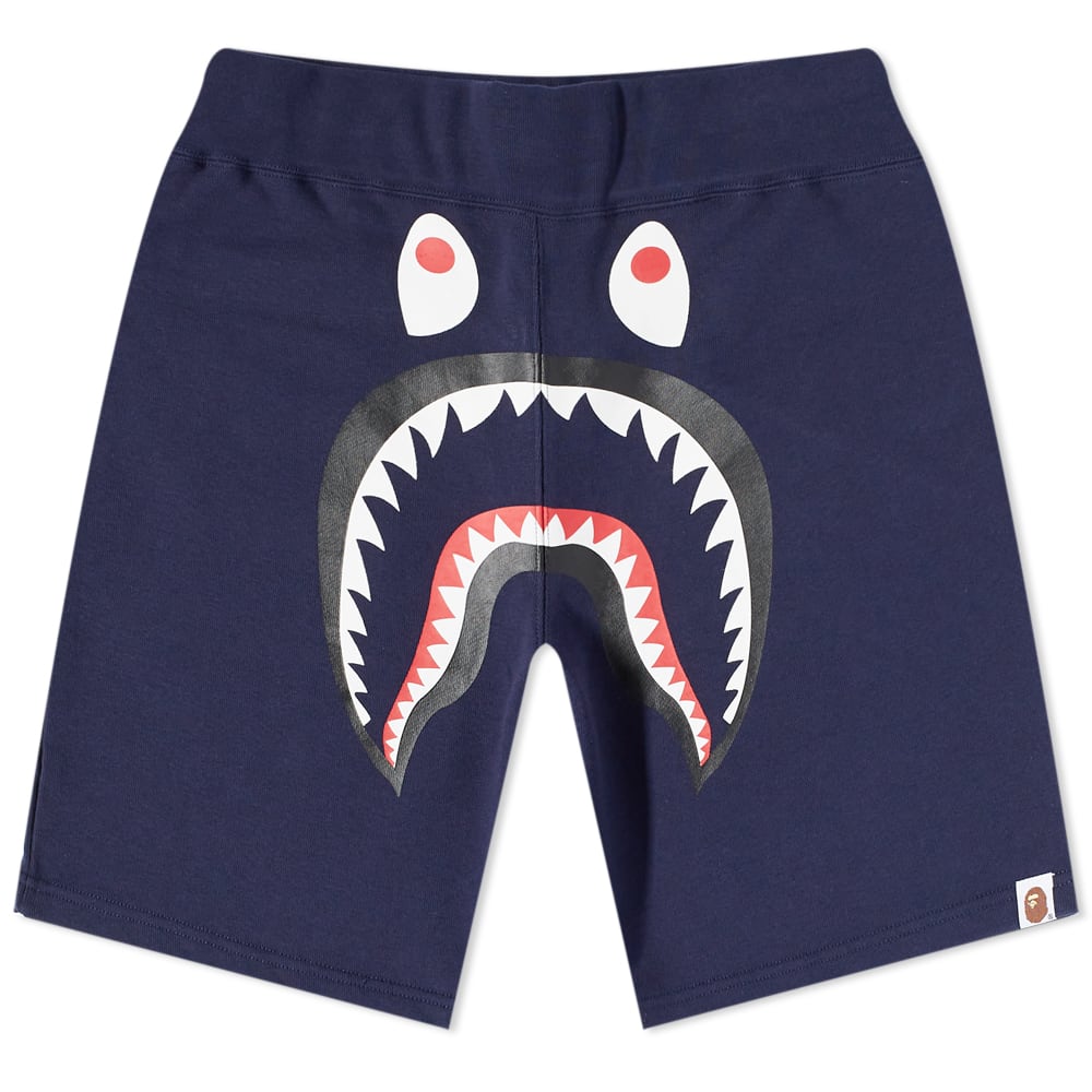 Къси панталони BAPE Shark Sweat Short Тъмно синьо | 001SPI801009M-NVY, 0