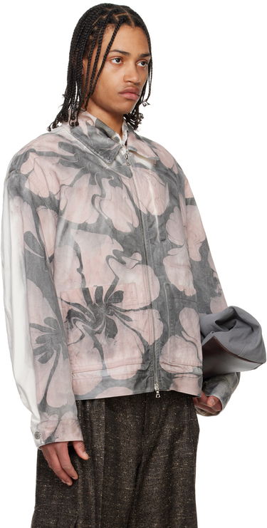 Яке бомбър Dries Van Noten Dries Van Noten Printed Jacket Бежово | 251-020550-1556, 4