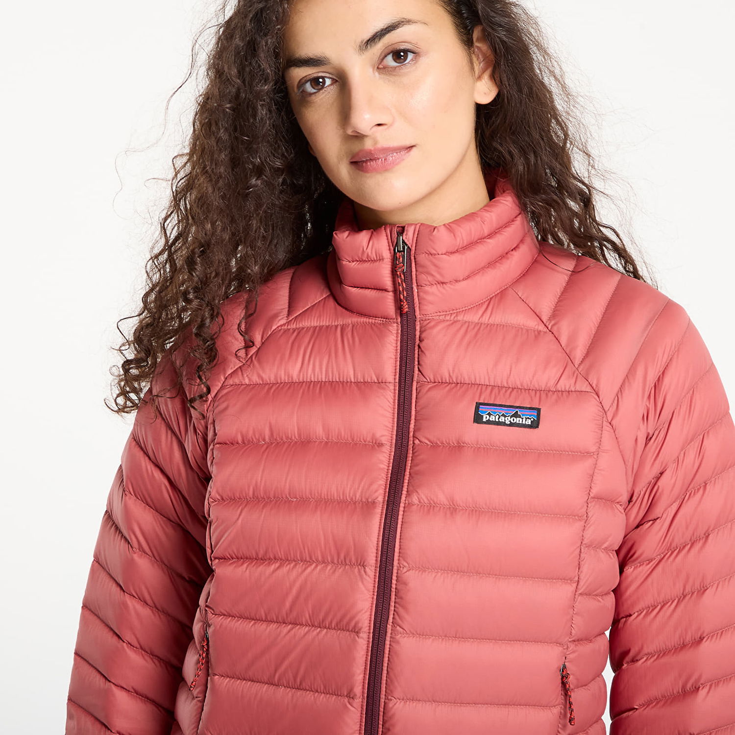 Яке Patagonia Women's Down Sweater Jacket Розово | 84684 PTRE, 1