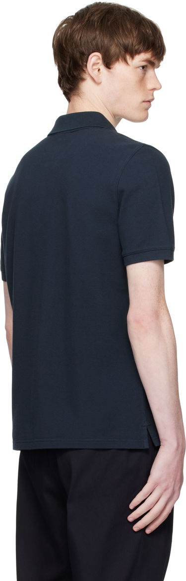Поло тениска MAISON KITSUNÉ Maison Kitsuné Fox Head Patch Regular Fit Polo Тъмно синьо | PM00209KP0002, 2