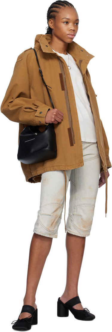 Яке Maison Margiela MM6 Maison Margiela Spliced Canvas Jacket Кафяво | S52AM0313 M35249, 3