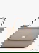 Sicily Medium Dauphine Leather Top Handle Bag Dolce & Gabbana