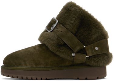 Кецове и обувки Burberry Burberry Shearling Chubby Boots Зелено | 8092544, 2
