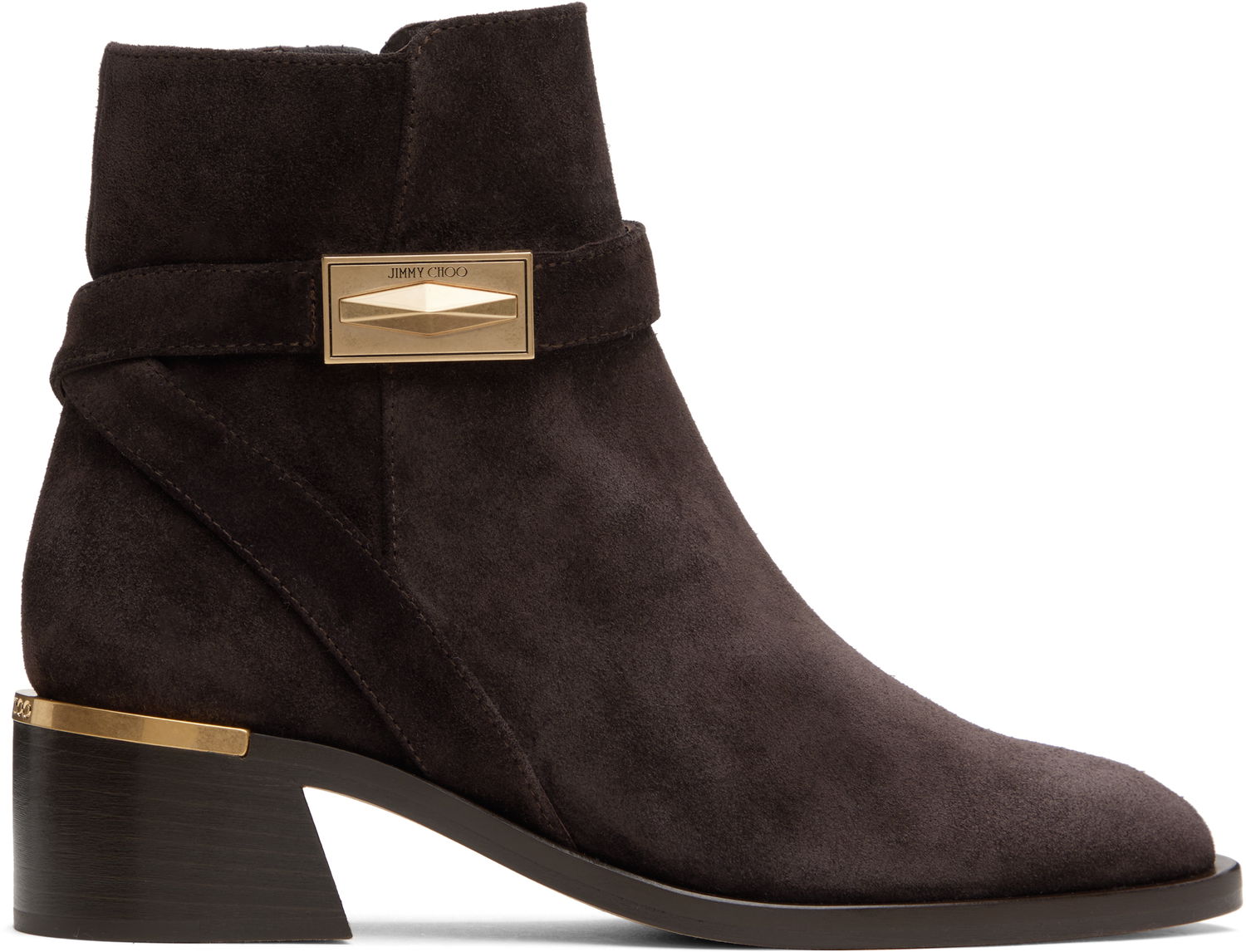 Облекло Jimmy Choo Jimmy Choo Diantha 45 Suede Ankle Boots Кафяво | DIANTHA 45 HLJ, 0