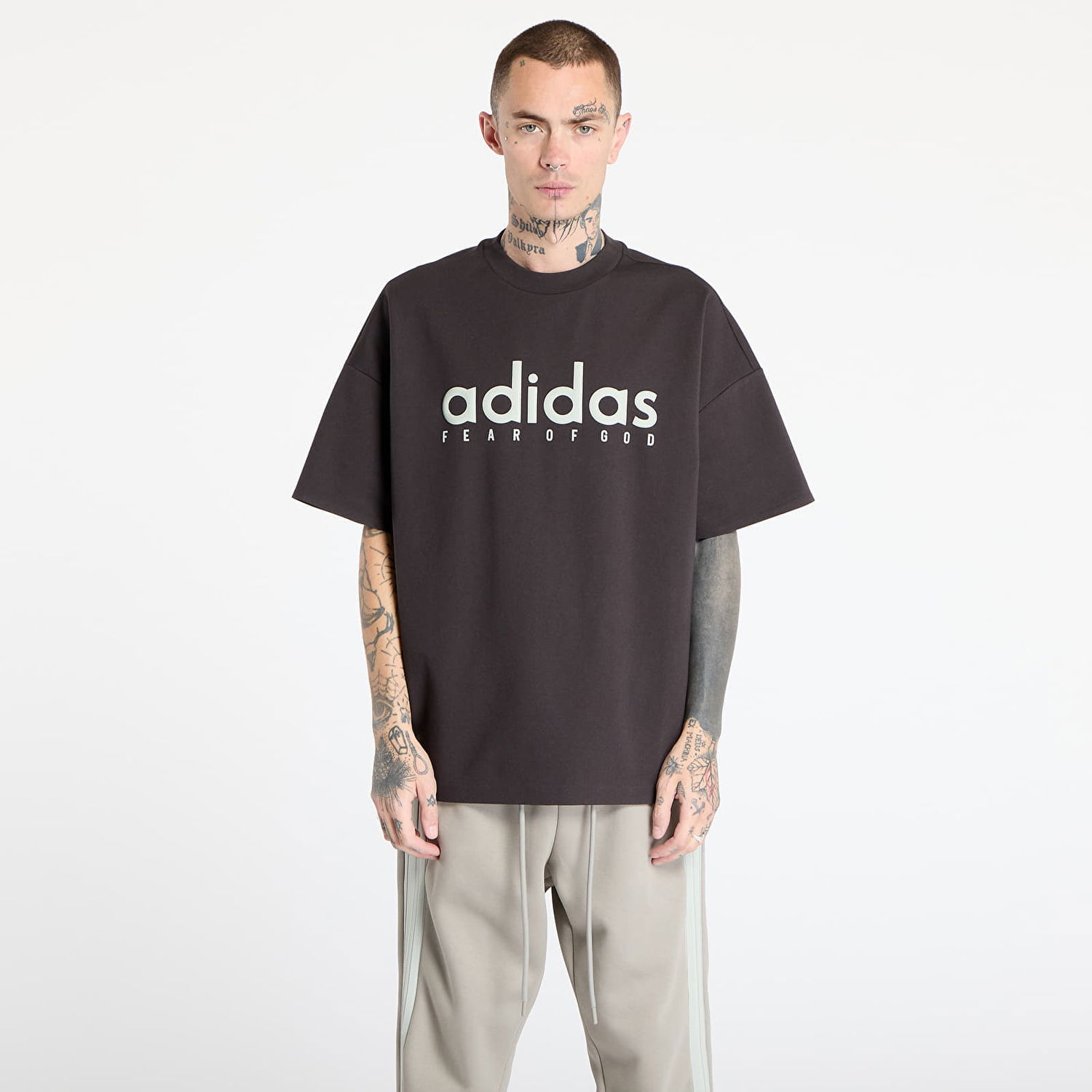 Тениска adidas Originals adidas x Fear Of God Athletics Quickdry Tee Кафяво | JZ4893, 0