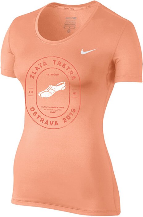 Тениска Nike Nike Pro CL ZLATA TRETRA T-Shirt Оранжево
 | 725745-832-zt, 0