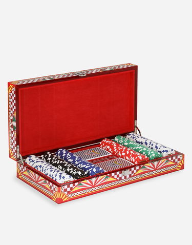 Игра Dolce & Gabbana Checkered Sunburst Plexiglass Poker Set Многоцветен | TCC214TCAMYUC036, 3