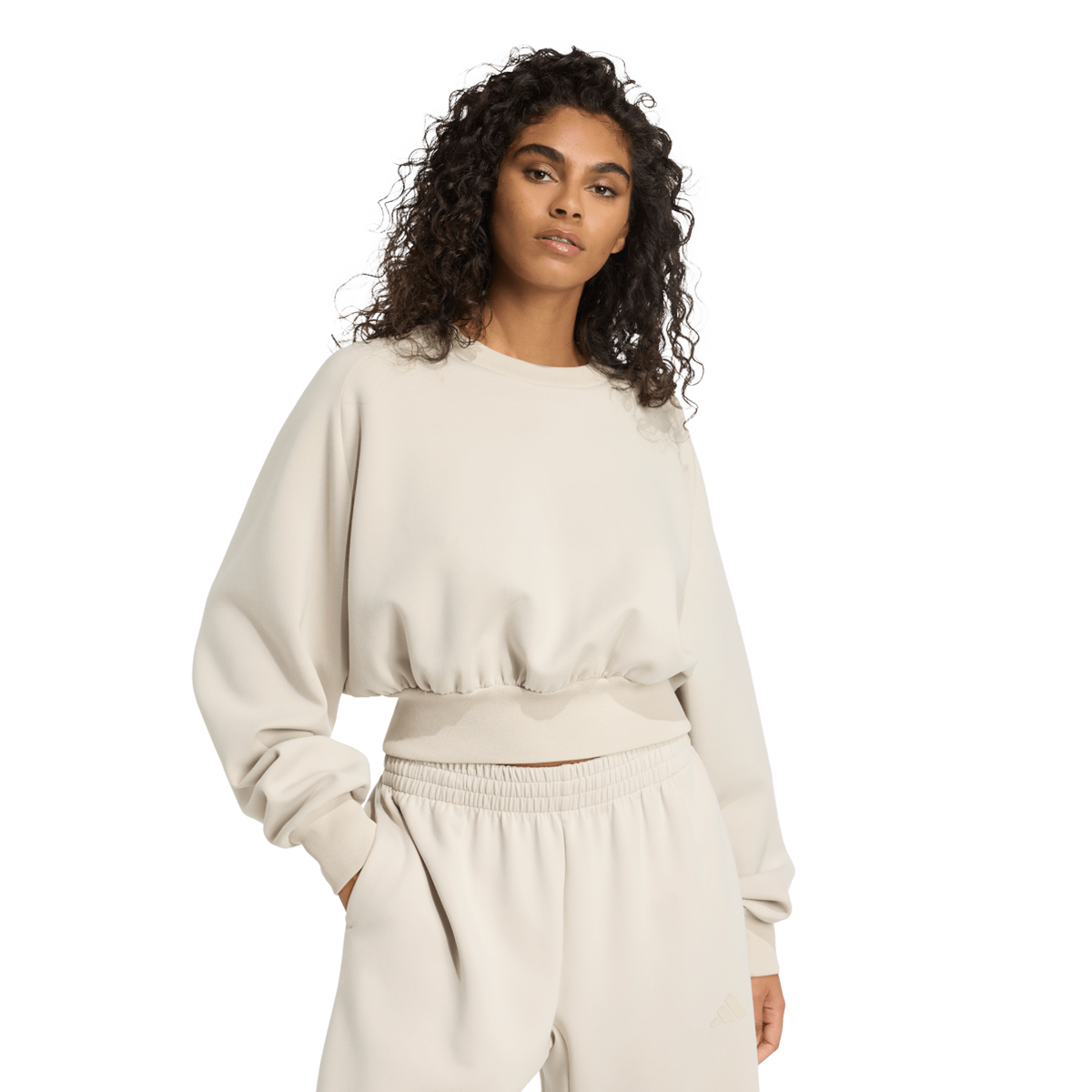 Суитчър adidas Originals All Season Slim Sweatshirt Бежово | JV9894, 0