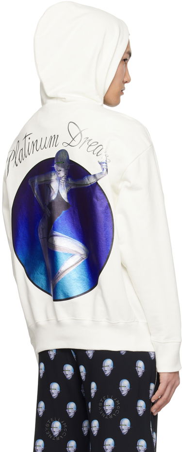 Суитчър Stella McCartney Stella McCartney Printed Hoodie Бяло | 6018463SPY76, 2