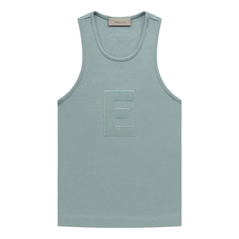 Потник Fear of God Fear of God Essentials Waffle Tank Зелено | FOG-SS23-230