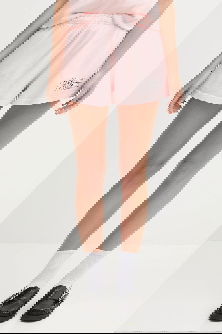 Къси панталони Sporty & Rich Sporty & Rich Health Script Disco High-Waisted Shorts Розово | SH037620078P140, 0