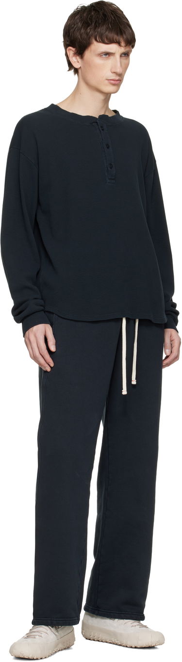 Тениска LES TIEN Baseball Hem Henley Тъмно синьо | TH-2105, 3