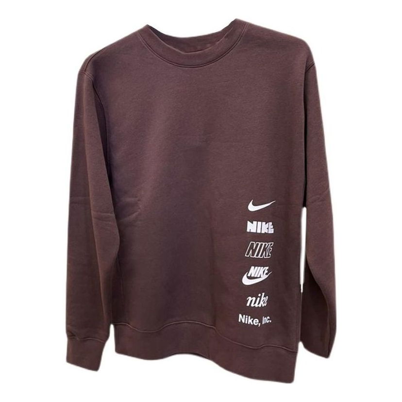 Пуловер Nike Multi Logo Crew Neck Sweatshirt Лилаво | DX0782-227