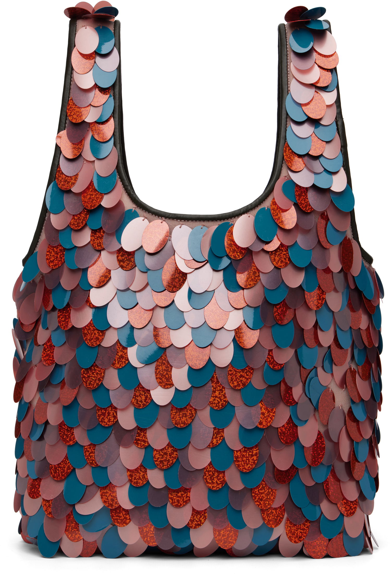 Голяма пазарска чанта Dries Van Noten Dries Van Noten Sequinned Tote Многоцветен | 252-011560-855, 0