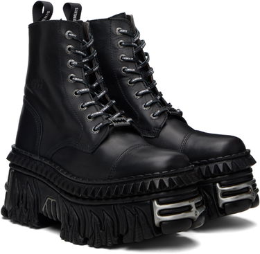 Кецове и обувки VETEMENTS VETEMENTS New Rock Edition Combat Boots Черно | UE64BO220B, 3