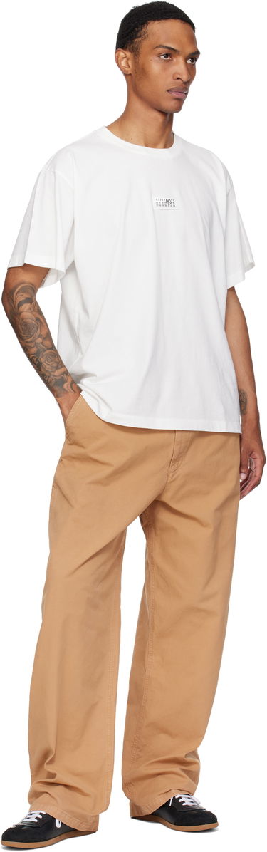 Панталони Maison Margiela MM6 Maison Margiela Canvas Trousers Бежово | SH0KA0048 S78548, 3