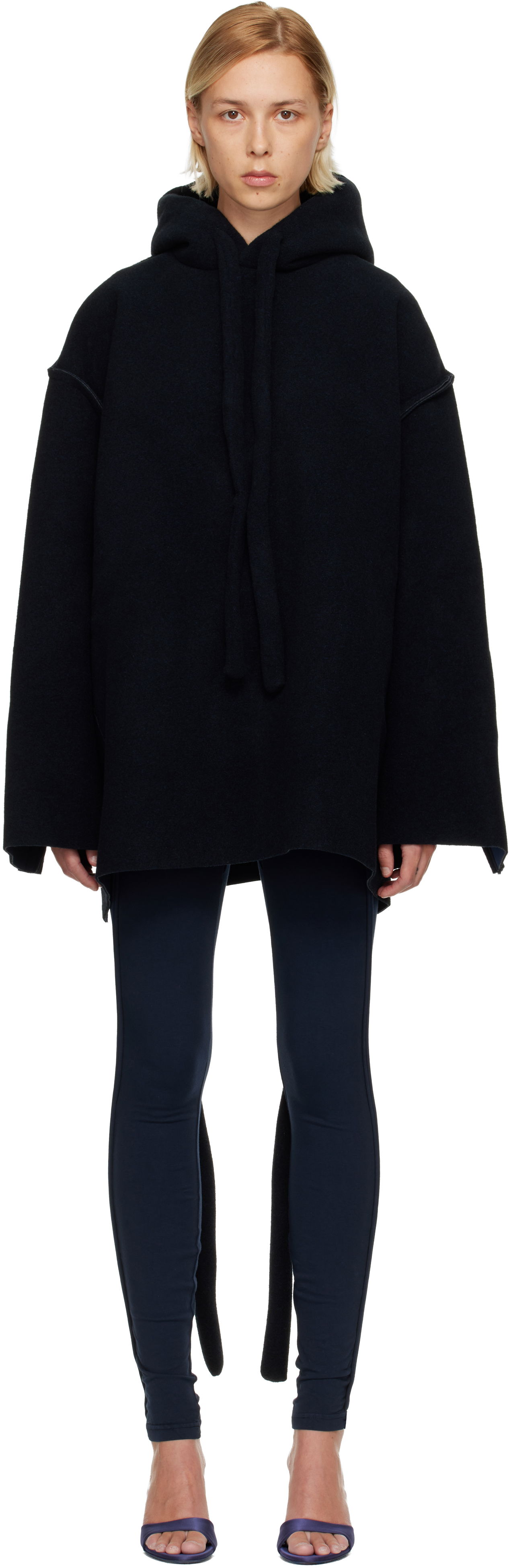 Суитчър Ottolinger Felted Scuba Anorak Черно | 109-106709-01, 0