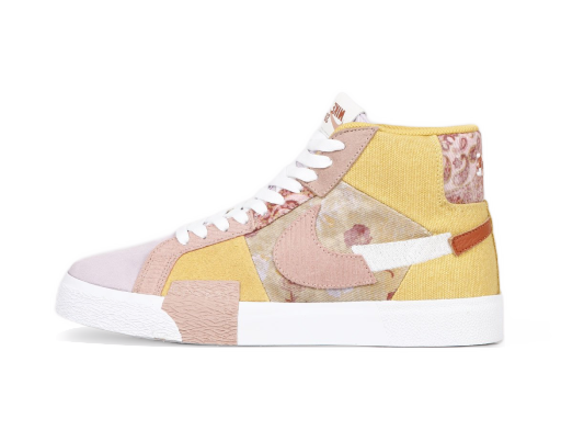 Скеитбординг Nike SB Blazer Mid PRM Sanded Gold Многоцветен | DM0859-700