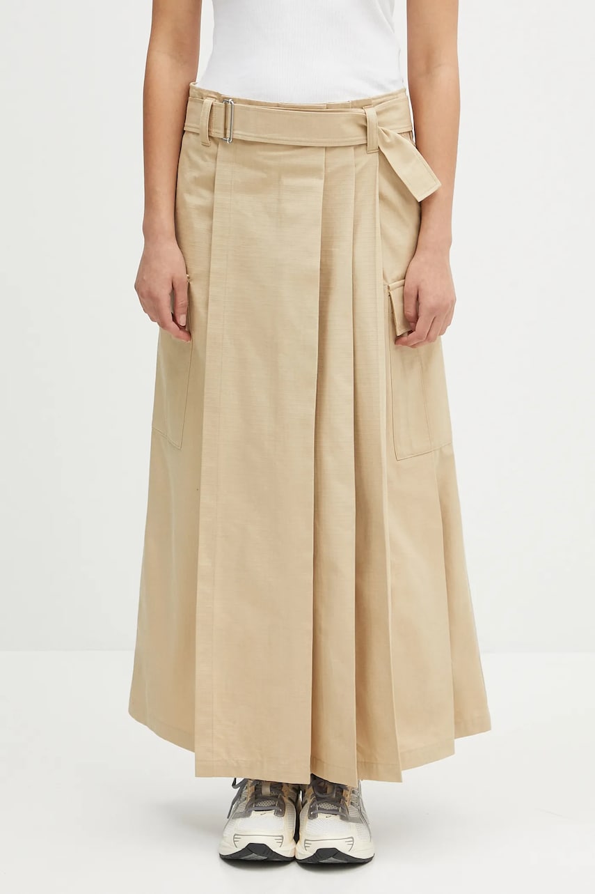 Пола KENZO Kenzo Maxi Pleated Skirt Бежово | FF52JU3039DL.11, 0