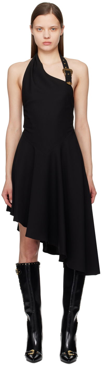 Pокля Versace Couture Black Baroque Buckle Minidress Черно | E76HAO917_EN0302, 0