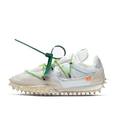 Кецове и обувки Nike Off-White x Waffle Racer "White" Бяло | CD8180-100, 4