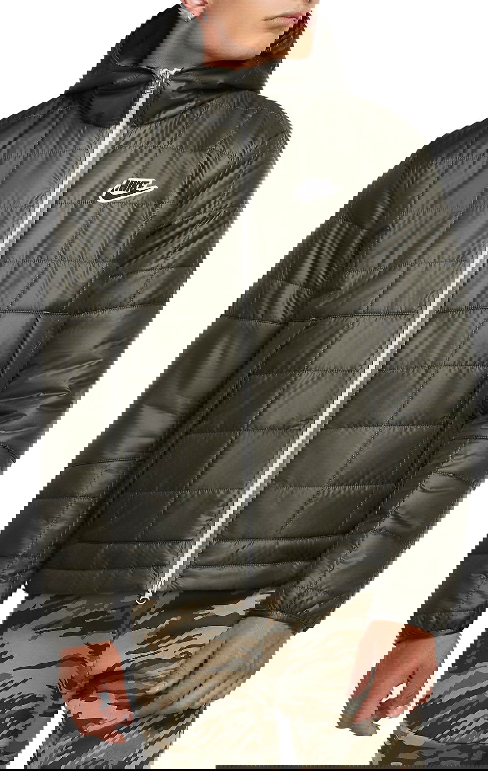 Пухо яке Nike Hooded Jacket Зелено | cu4422-380, 0