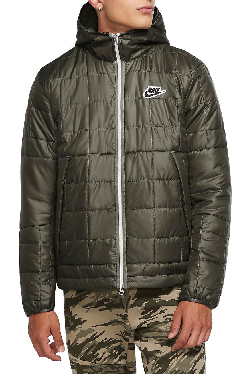 Пухо яке Nike Hooded Jacket Зелено | cu4422-380