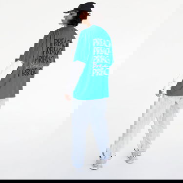 Тениска PREACH Logo Wording T-Shirt GOTS Синьо | 0399005496, 3