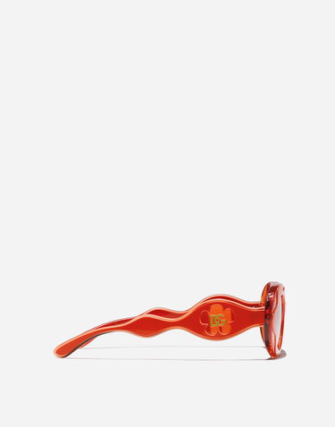 Слънчеви очила Dolce & Gabbana Dolce & Gabbana Flower Power Oval Sunglasses Оранжево
 | VG600KVN87T9V000, 2