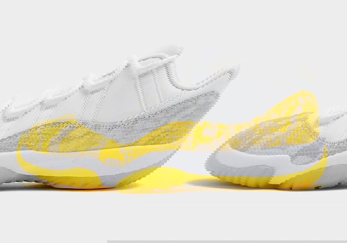 Кецове и обувки Jordan Air Jordan 11 Low “Yellow Snakeskin” W Жълто | AH7860-107, 0