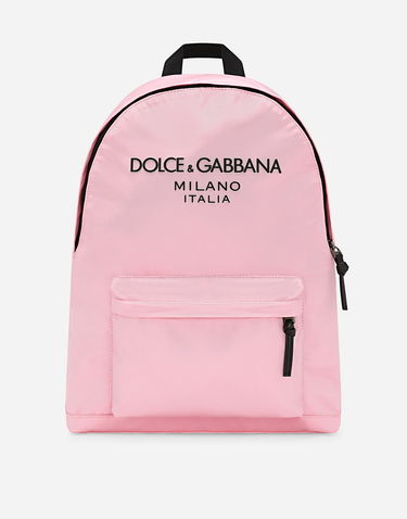 Раница Dolce & Gabbana Dolce & Gabbana Nylon Backpack With Logo Розово | EM0074AB12480400, 0