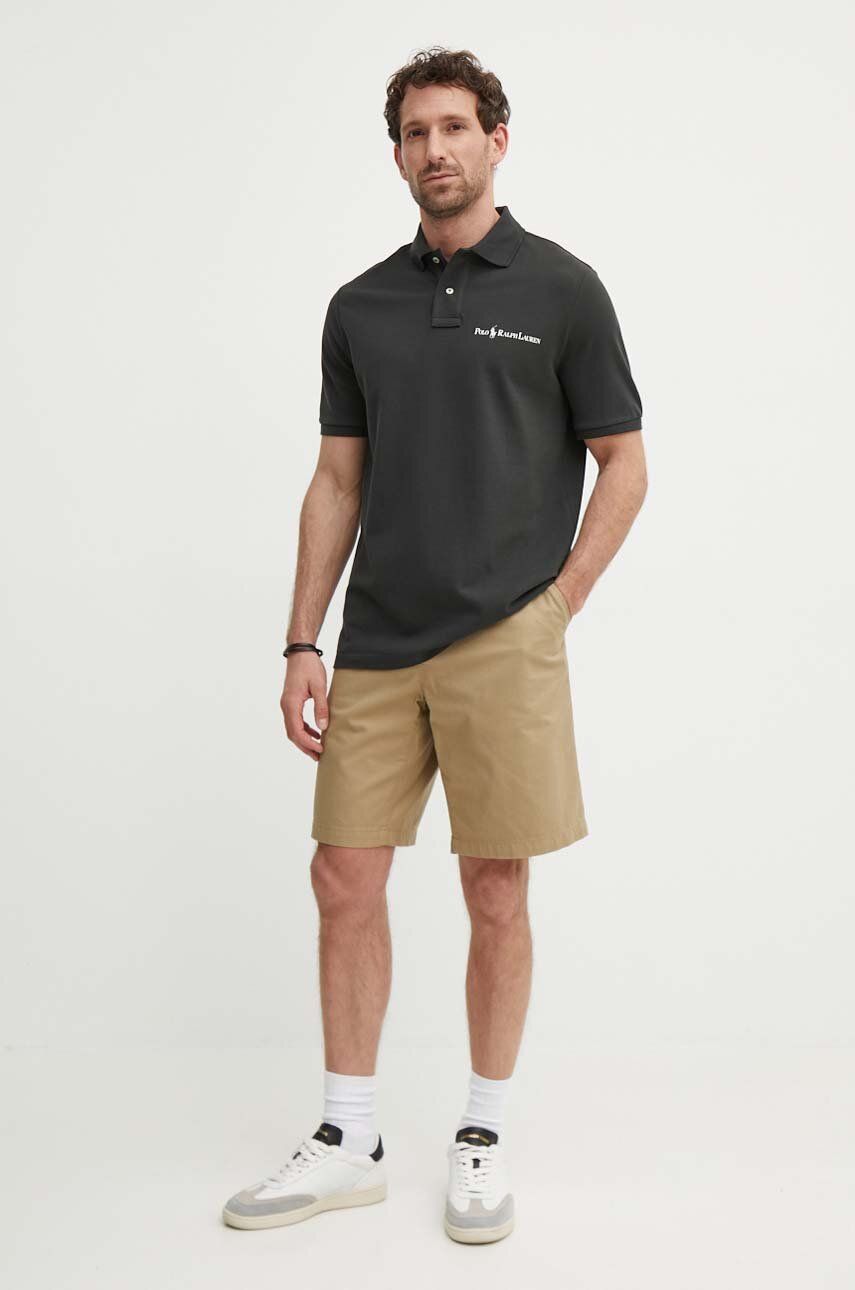 Поло тениска Polo by Ralph Lauren Classic Fit Polo Shirt Черно | 710950131, 1