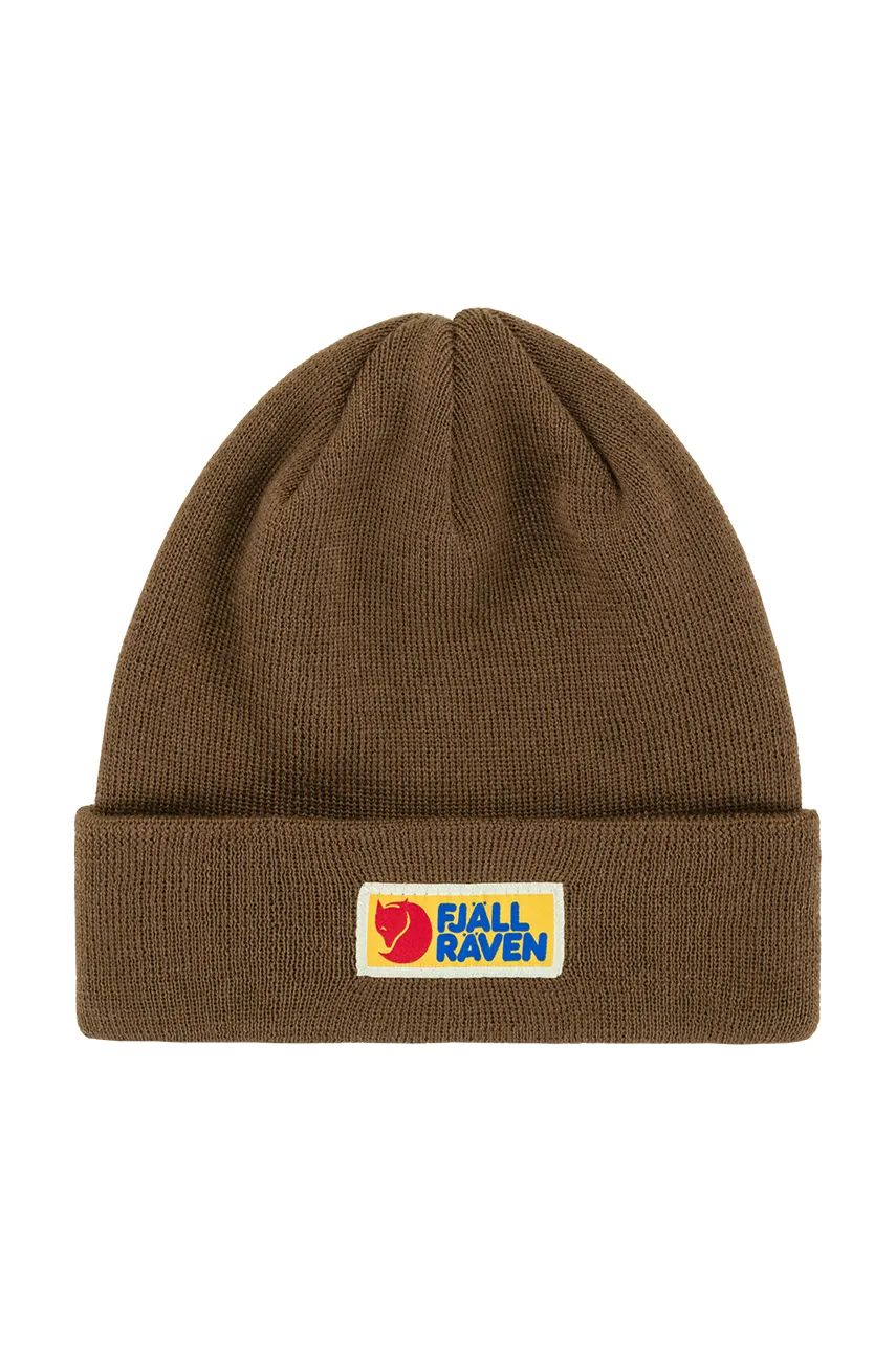 Шапка FJÄLLRÄVEN Beanie With Logo Бежово | F78141.299, 0