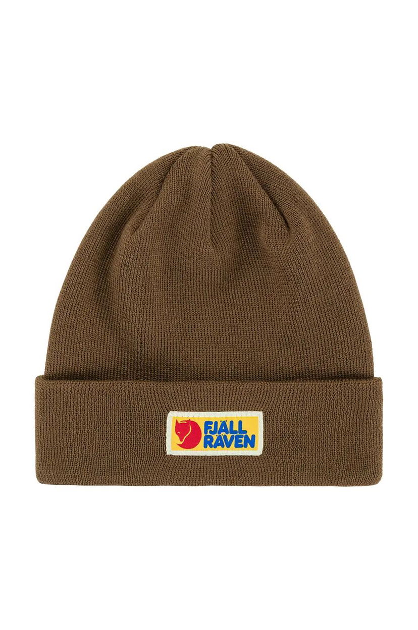 Шапка FJÄLLRÄVEN Beanie With Logo Бежово | F78141.299