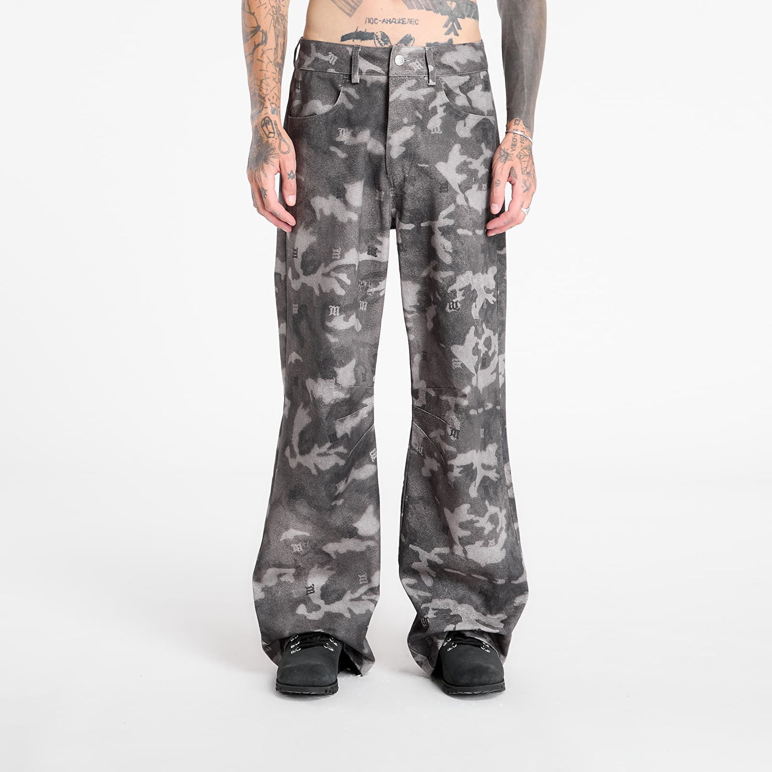 Панталони MISBHV MISBHV Camo Print Trousers Сиво | 251M312, 0