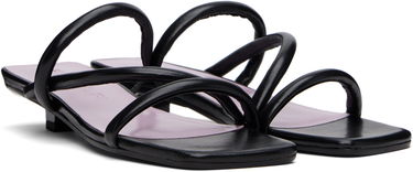 Аксесоари BY FAR BY FAR Morena Nappa Leather Heeled Sandals Черно | MWFHO015CL013BK001PL, 3