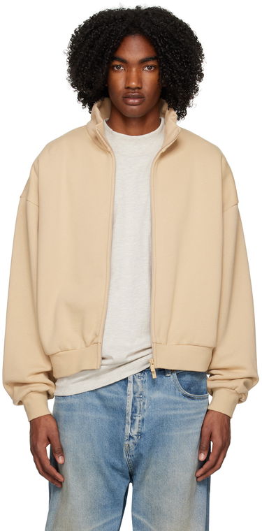 Яке Fear of God Fear of God ESSENTIALS Full Zip Jacket Бежово | 192BT225074FW, 0