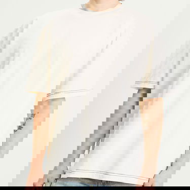 Тениска Acne Studios Acne Studios Eresa U Autograph Logo T-Shirt, Size X-Small Бяло | CL0388-AEG, 5