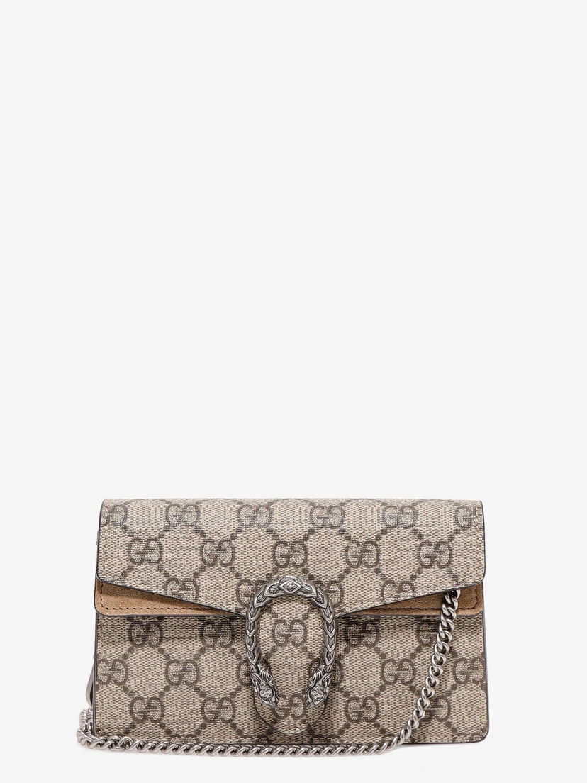 Чанта през рамо Gucci Dionysus Shoulder Bag Бежово | 476432KHNRN8642