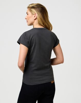 Тениска Wrangler Wild West Graphic Slim Shrunken T-Shirt XS Сиво | 112370767:XS, 1