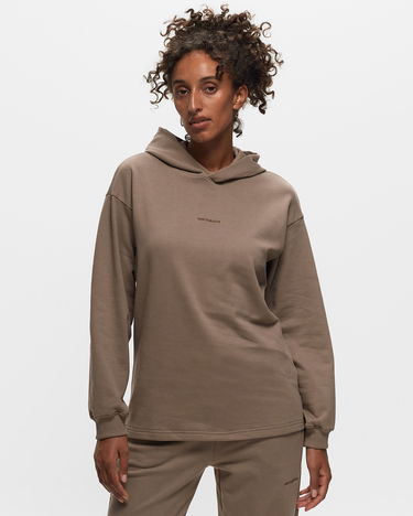 Суитчър New Balance Athletics Linear Hoodie Кафяво | WT33555-MS, 1