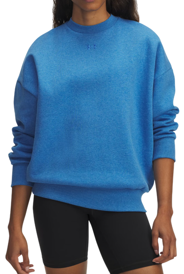 Суитчър Under Armour Oversized Rival Fleece Crew Sweatshirt Синьо | 1386463-403, 0