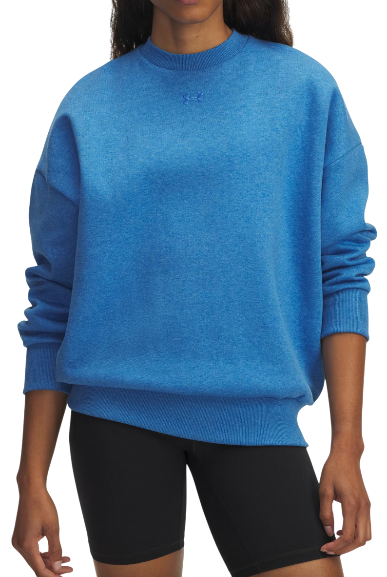 Суитчър Under Armour Oversized Rival Fleece Crew Sweatshirt Синьо | 1386463-403
