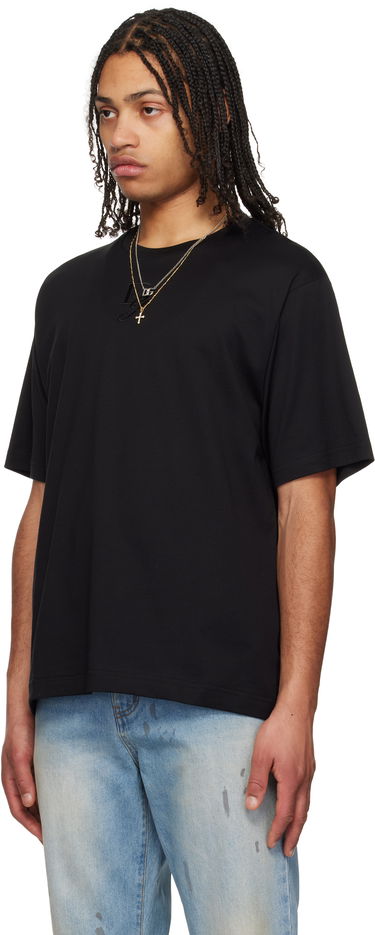 Тениска Dolce & Gabbana Dolce&Gabbana Logo Embroidery T-Shirt Черно | G8PN9ZG7O4E, 3