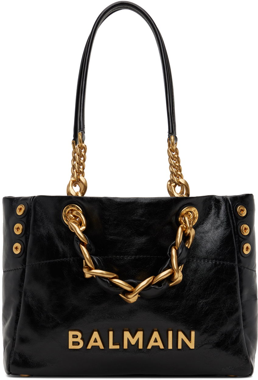 Голяма пазарска чанта Balmain 1945 Tote Bag Черно | CN1FD871LPPL, 0