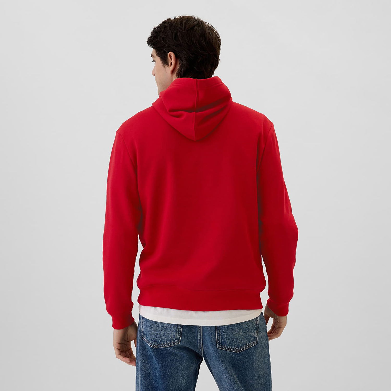 Суитчър GAP GAP Logo Pullover Hoodie Червено | 738102-45, 1