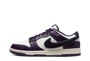 Кецове и обувки Nike Dunk Low Chenille Swoosh "Purple White" Лилаво | DQ7683-100, 2