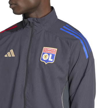 Яке adidas Originals Olympique Lyonnais Pre-Match Jacket 2025/26 Черно | jl9479, 4