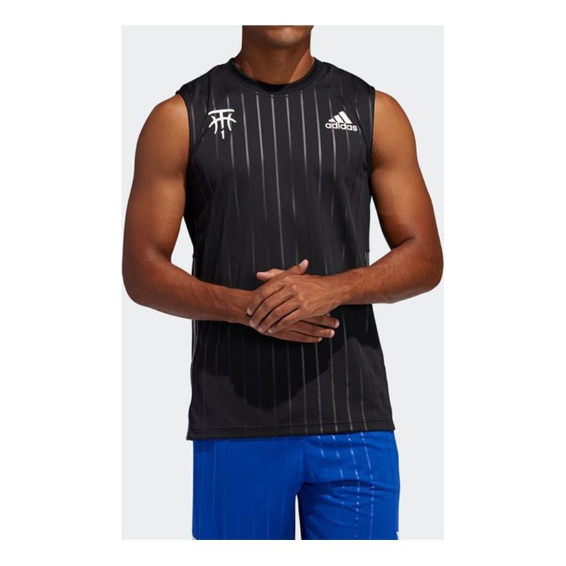 Фланелка adidas Originals Tracy McGrady Basketball Training Vest Черно | FH7724, 0